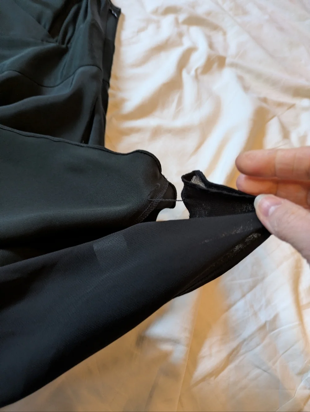 J Crew Black Silk Dress 6